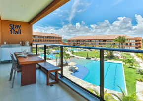 Apartamento 2QTS Praia dos Carneiros - Eco Resort - Condomínio Beira-mar - Piscina - SH036